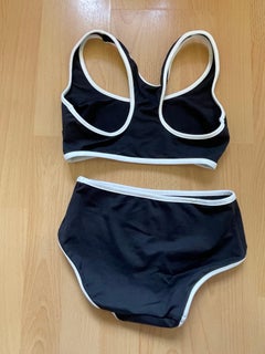 CHRISTIAN DIOR Famous gothic swimwear bikini