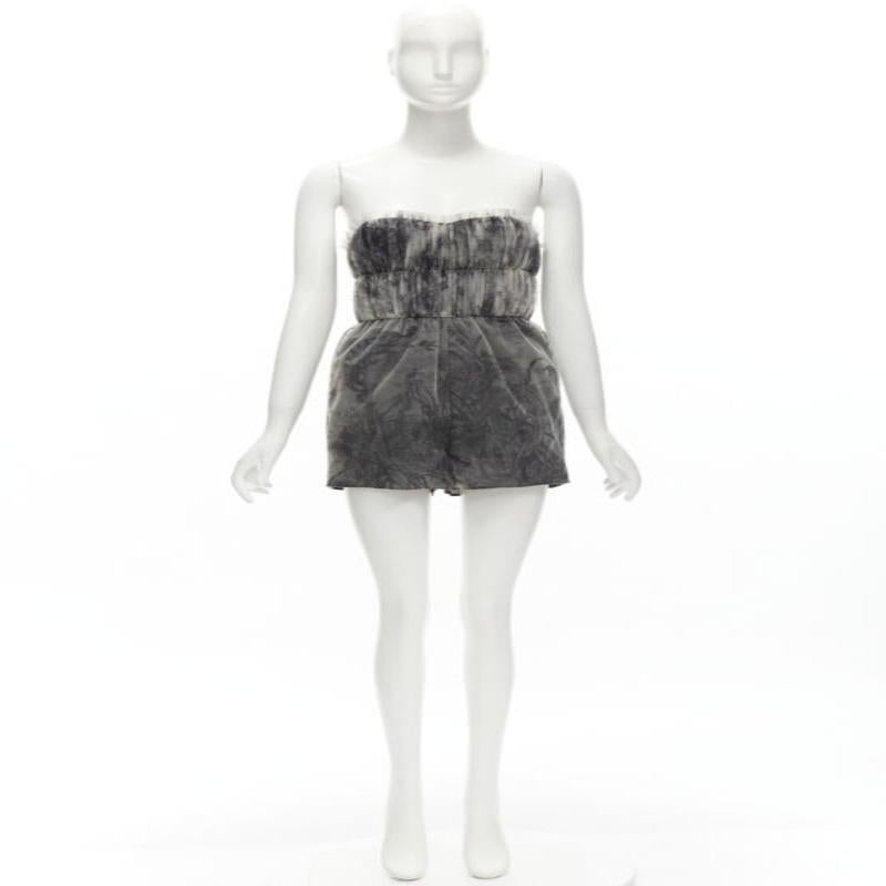 Christian Dior Fantaisie Dioriviera pagliaccetto in tulle plissettato FR34 XS in vendita 5