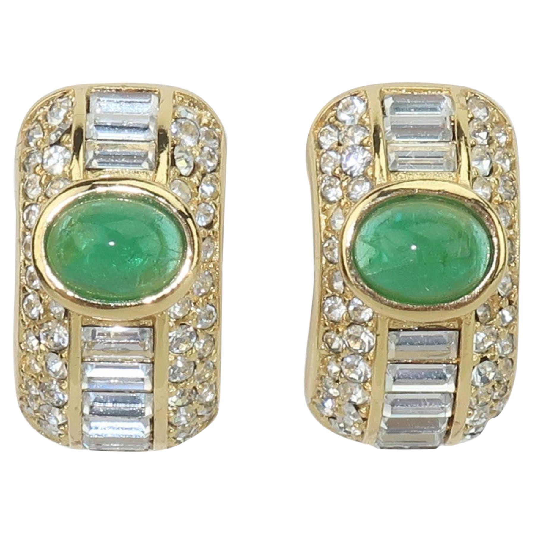 Emerald earrings deals argos