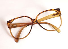 Christian Dior faux tortoiseshell glasses frames
