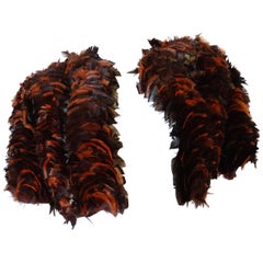 Christian Dior Feathered Bolero Jacket, 1970s