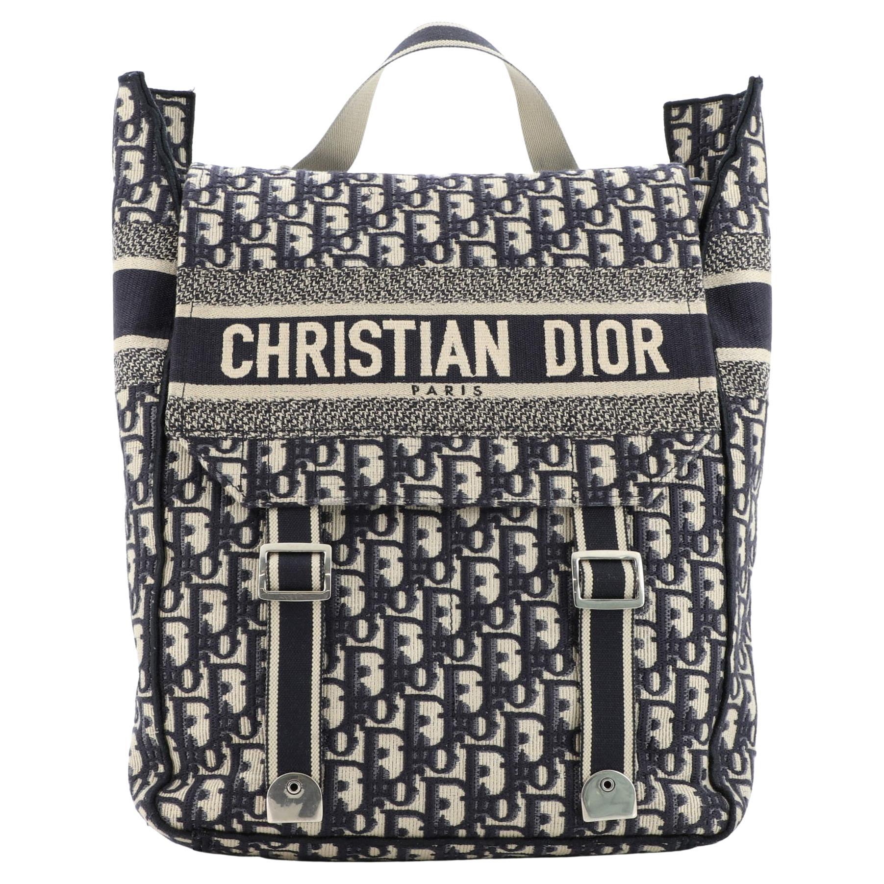 Christian Dior Saddle Backpack Leather Mini at 1stDibs