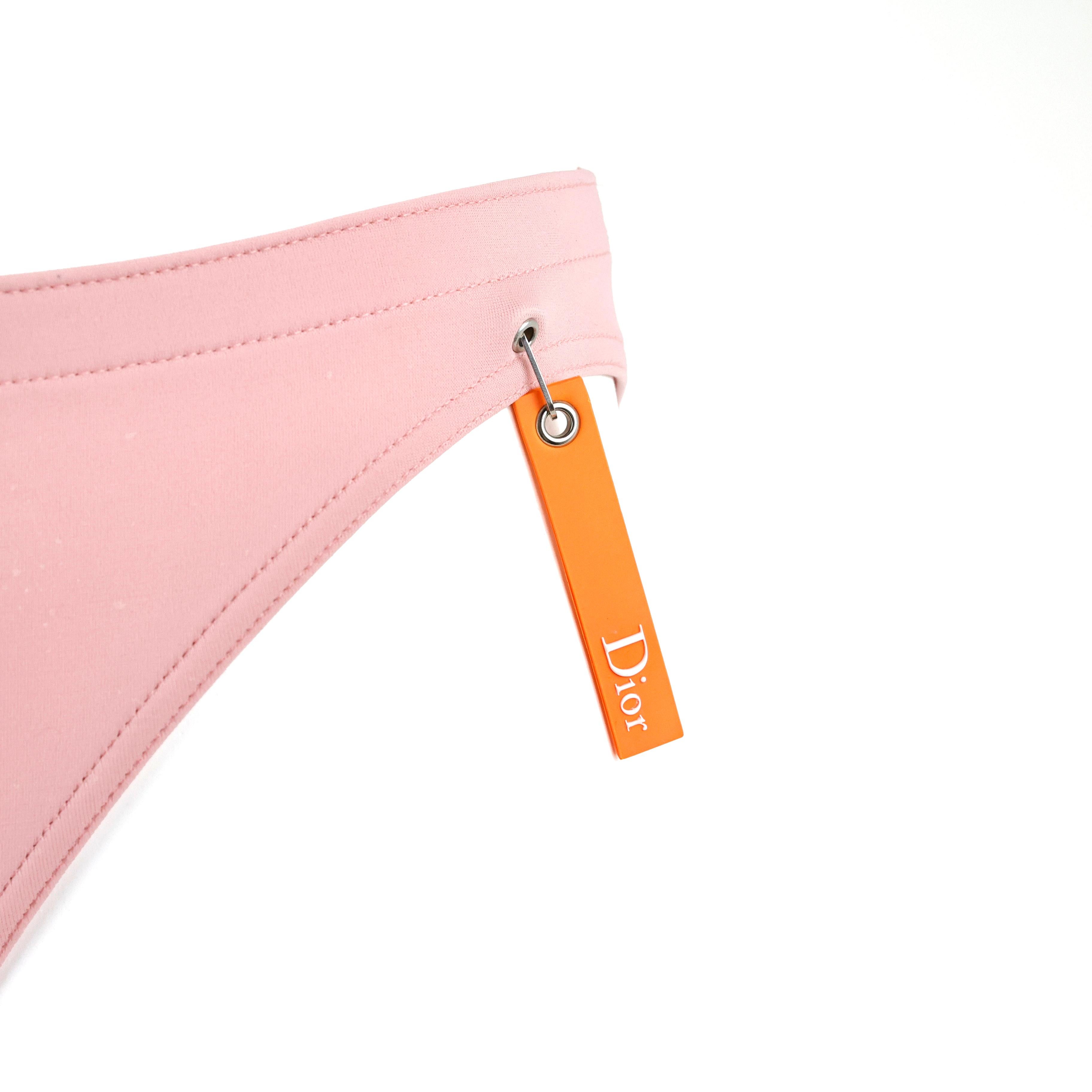 Christian Dior Flight Pink Bikini In Good Condition For Sale In Bressanone, Trentino-Alto Adige