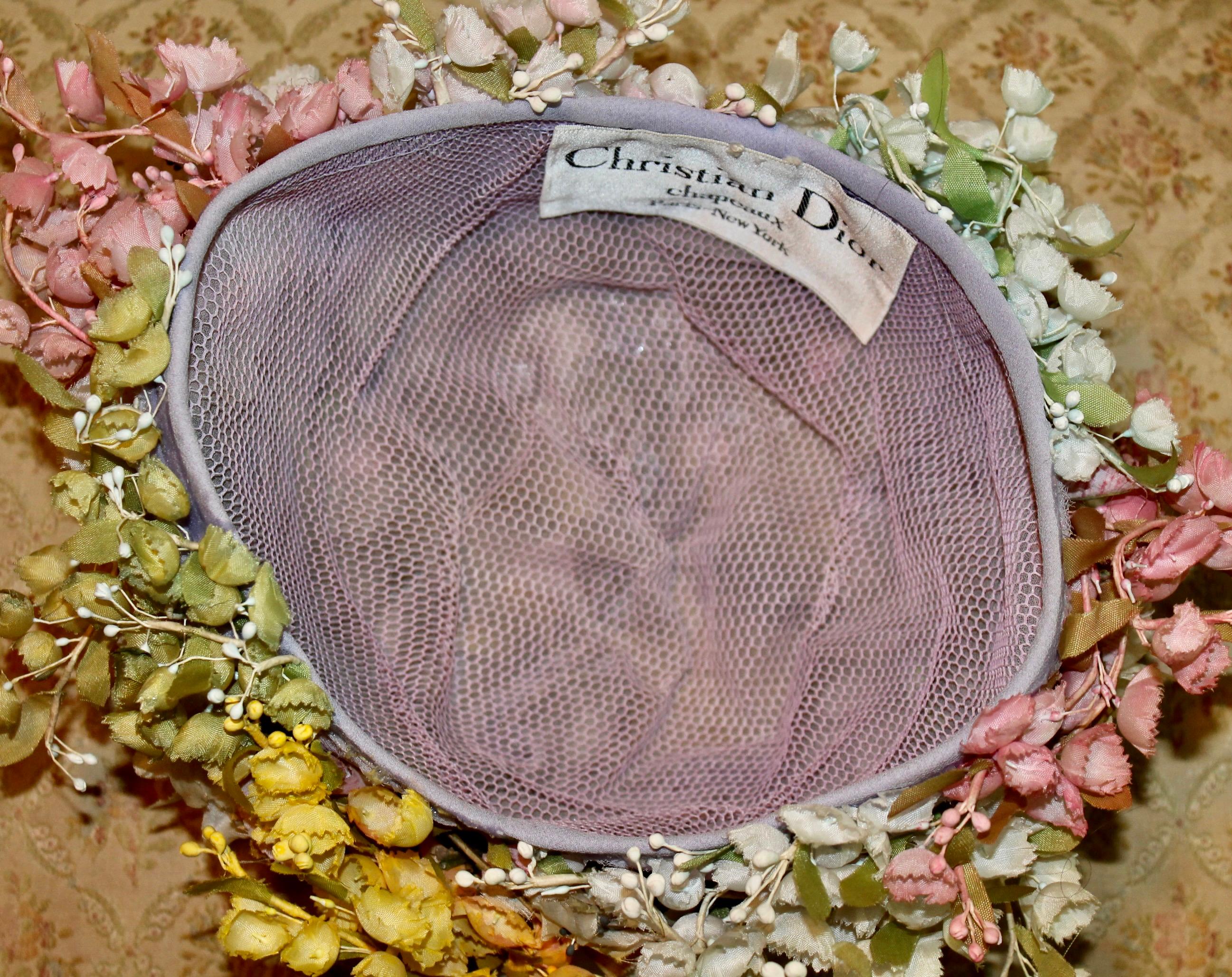 Christian Dior Floral Chapeaux 6
