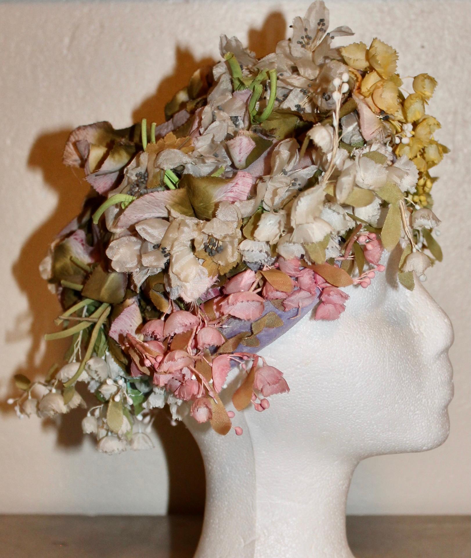Women's Christian Dior Floral Chapeaux