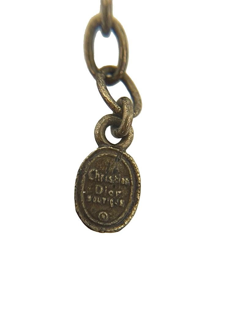 Brass Collectable floral choker designed by Robert Goossens for Dior, 2002-2002 For Sale