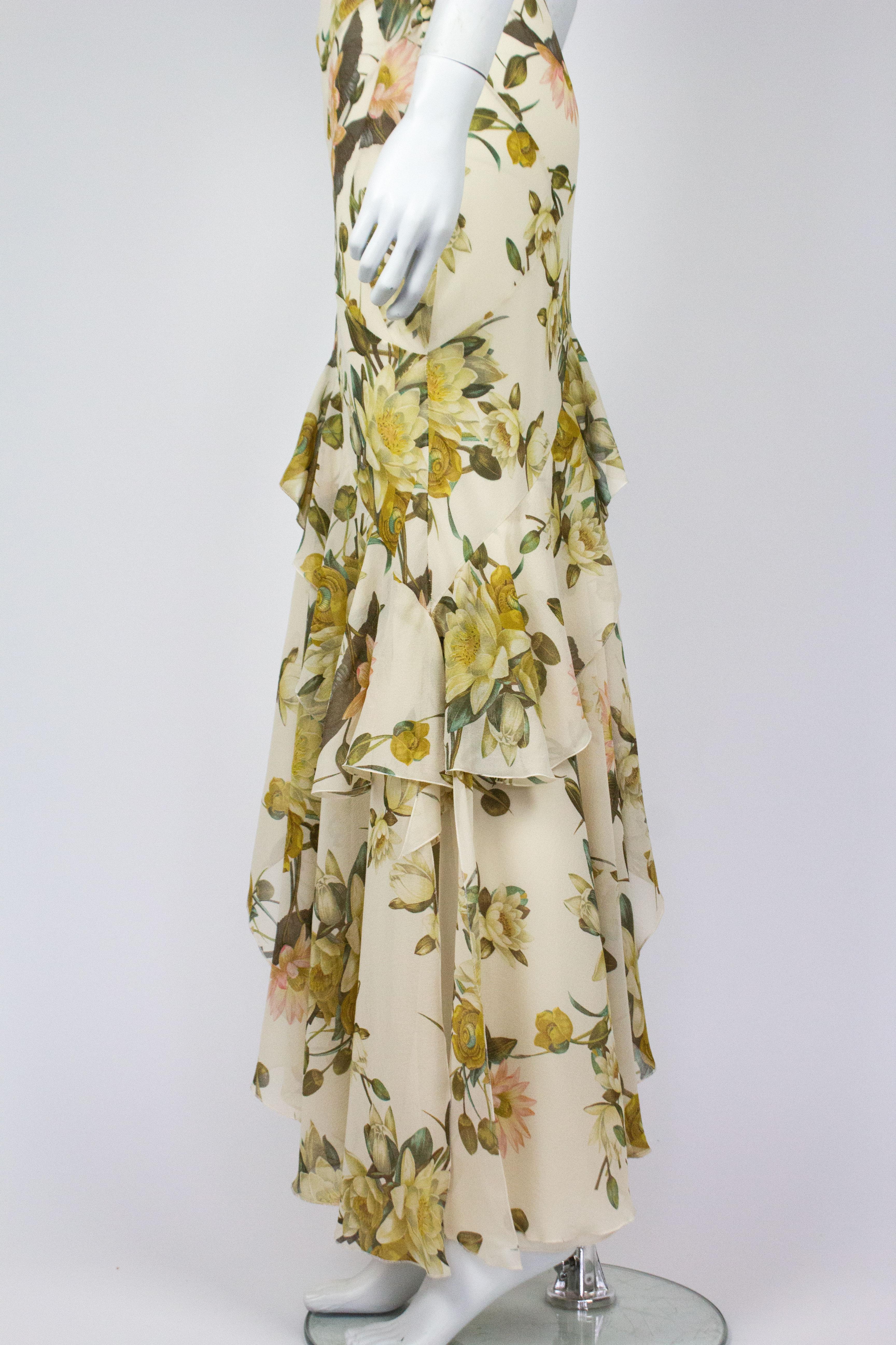 Christian Dior Floral Dress & Shawl 5