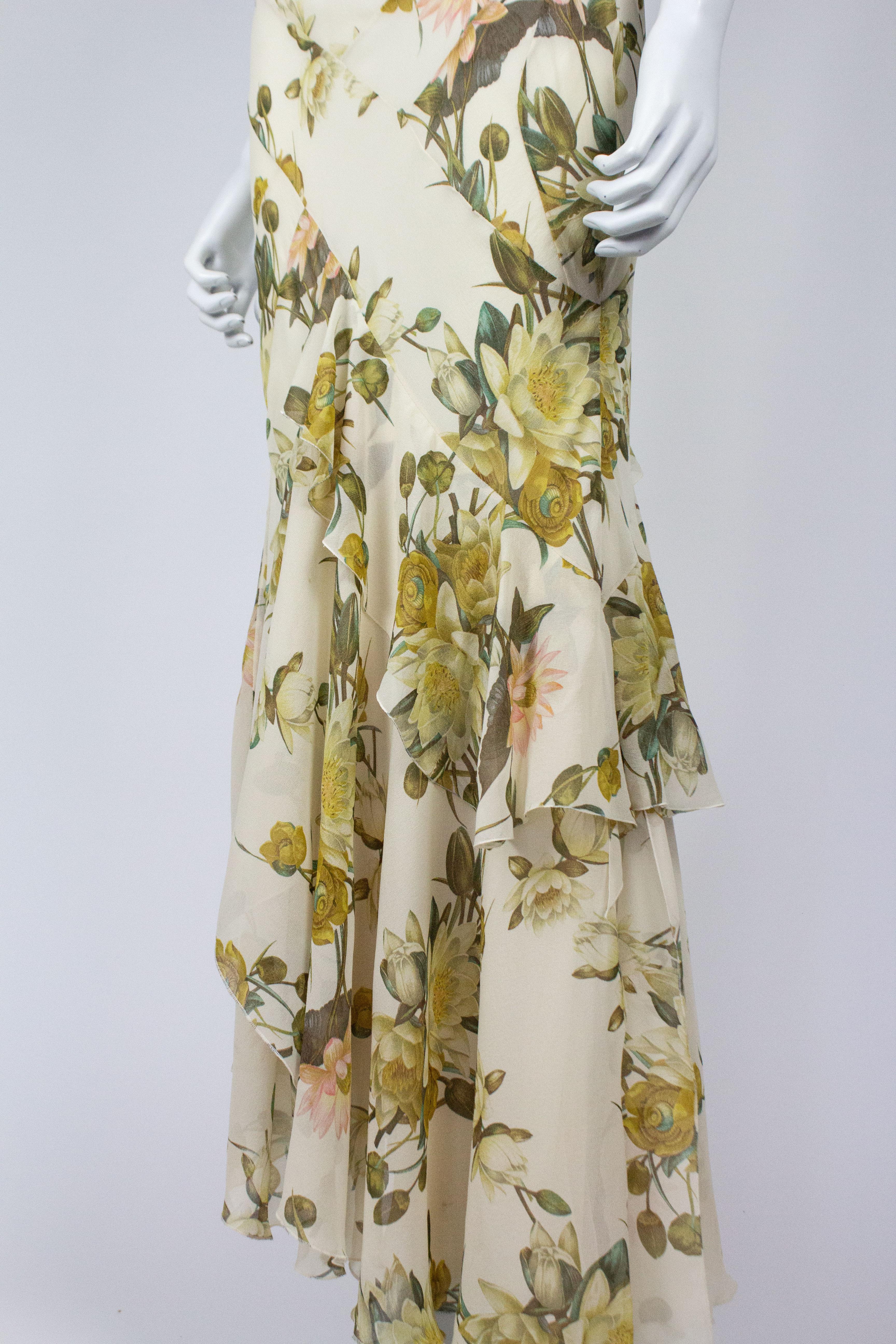 Christian Dior Floral Dress & Shawl 6