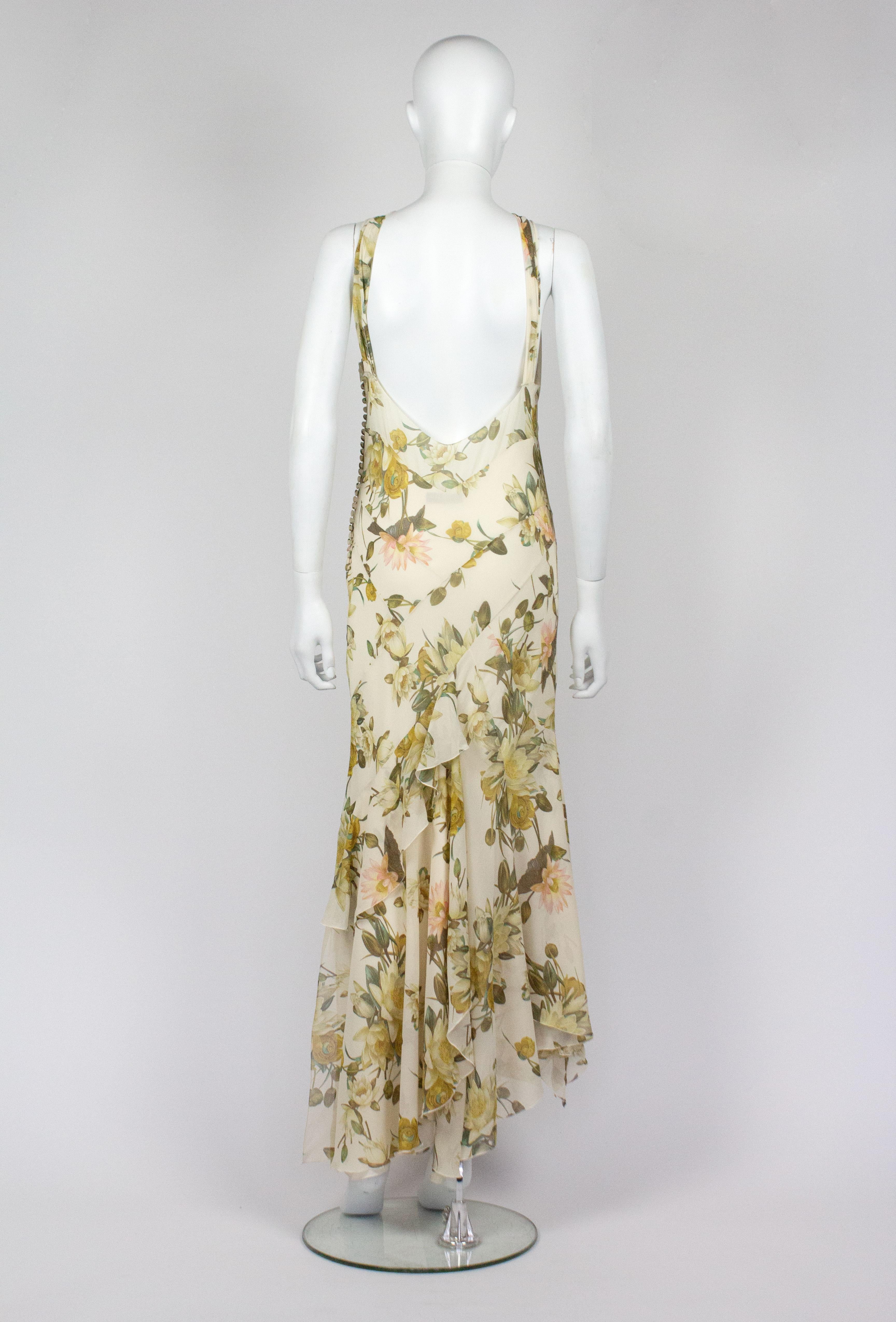 Christian Dior Floral Dress & Shawl 2