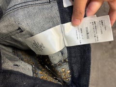 Christian Dior Floral Embroidered Jeans