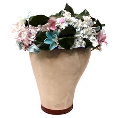 Christian Dior Floral Pillbox Hat circa 1960s