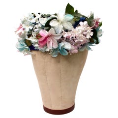 Christian Dior Floral Pillbox Hat circa 1960s