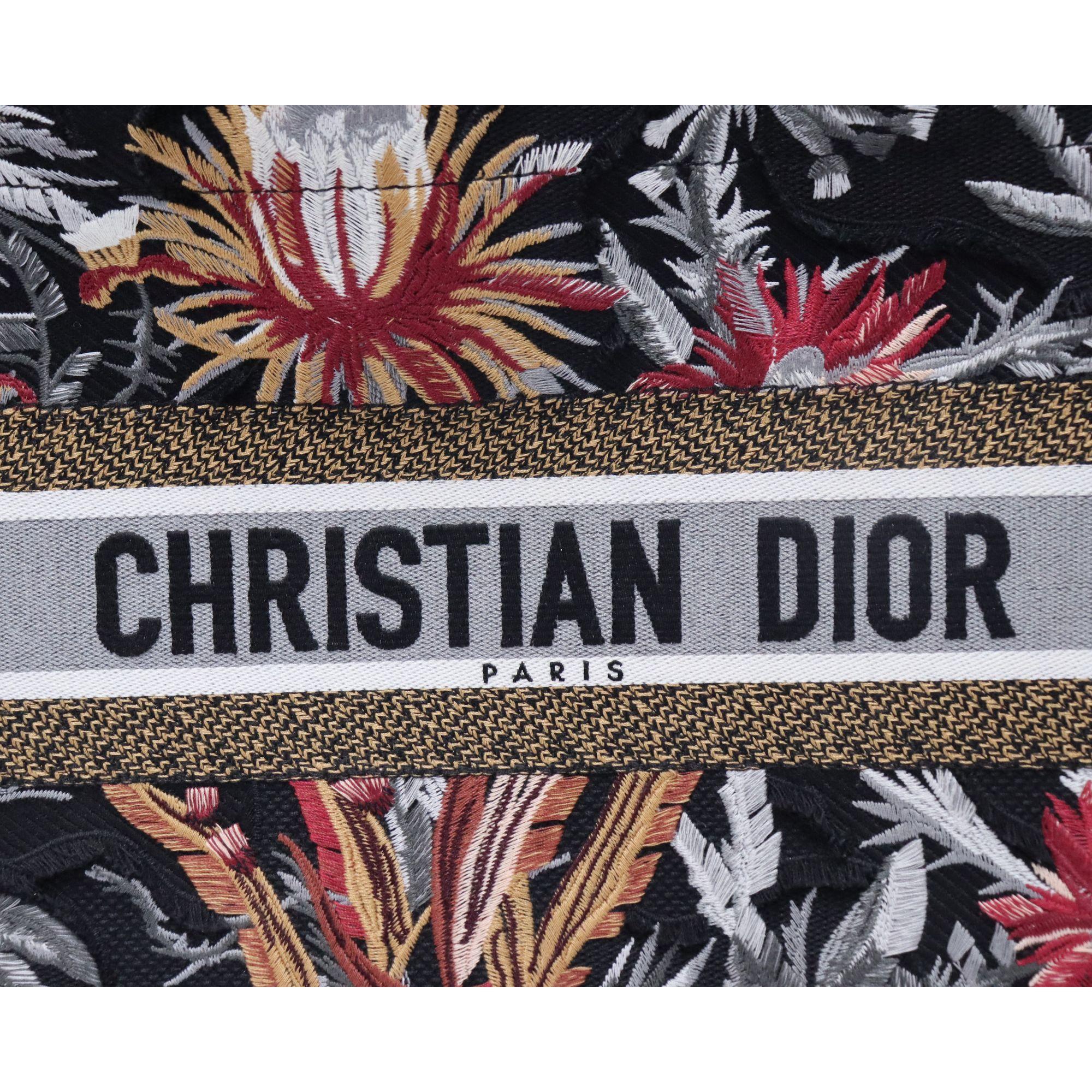 Christian Dior Floral Print Signature Medium Book Tote 2