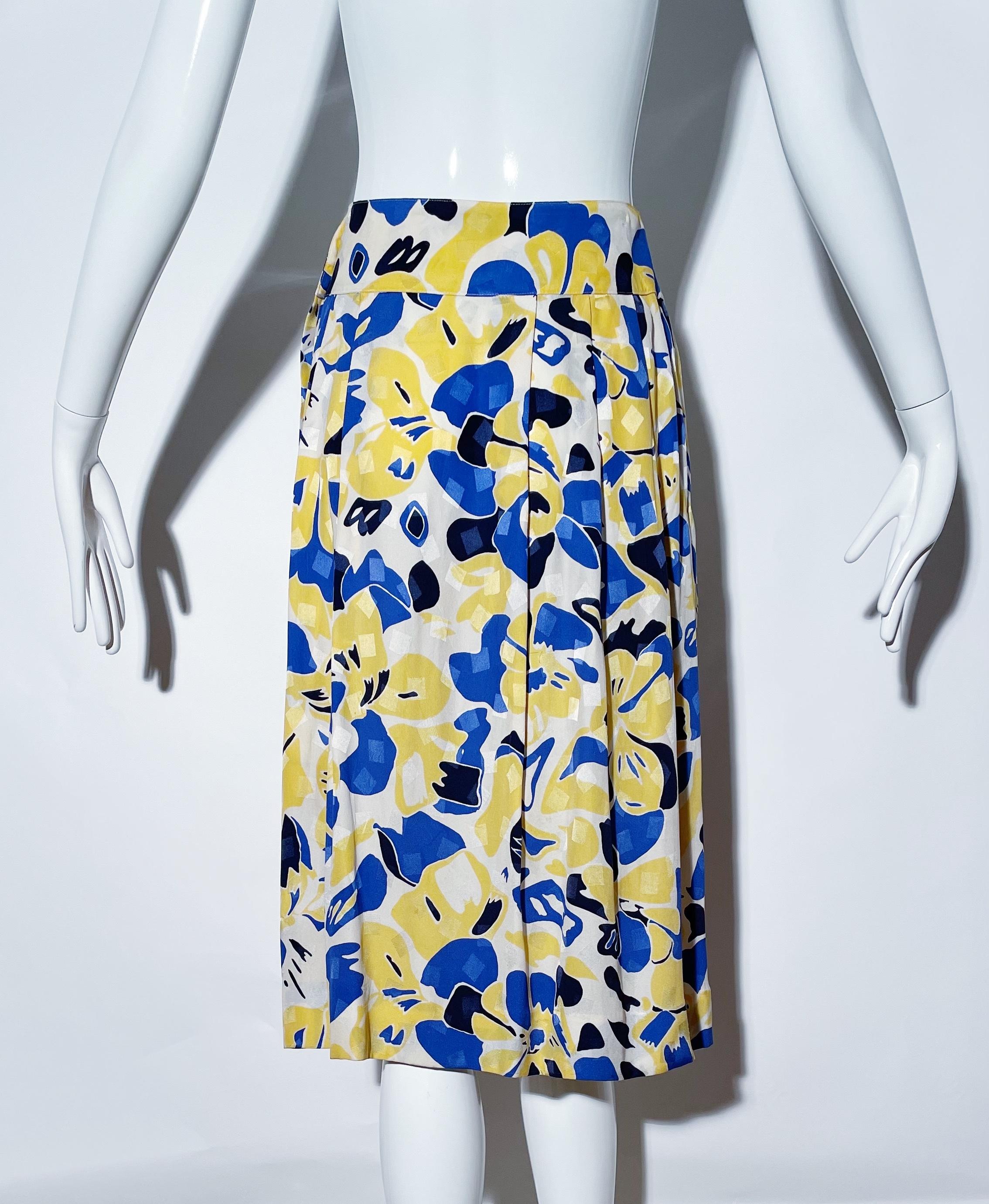 Women's Christian Dior Floral Skirt  For Sale