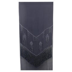 Christian Dior Fringed Silk Choffon Scarf