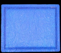 Christian Dior, frosted blue plexiglass tray, circa 1980