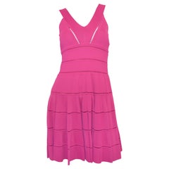 Christian Dior Fuchsia Fit and Flare Dress