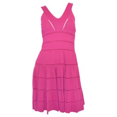 Christian Dior Fuchsia Fit and Flare Dress