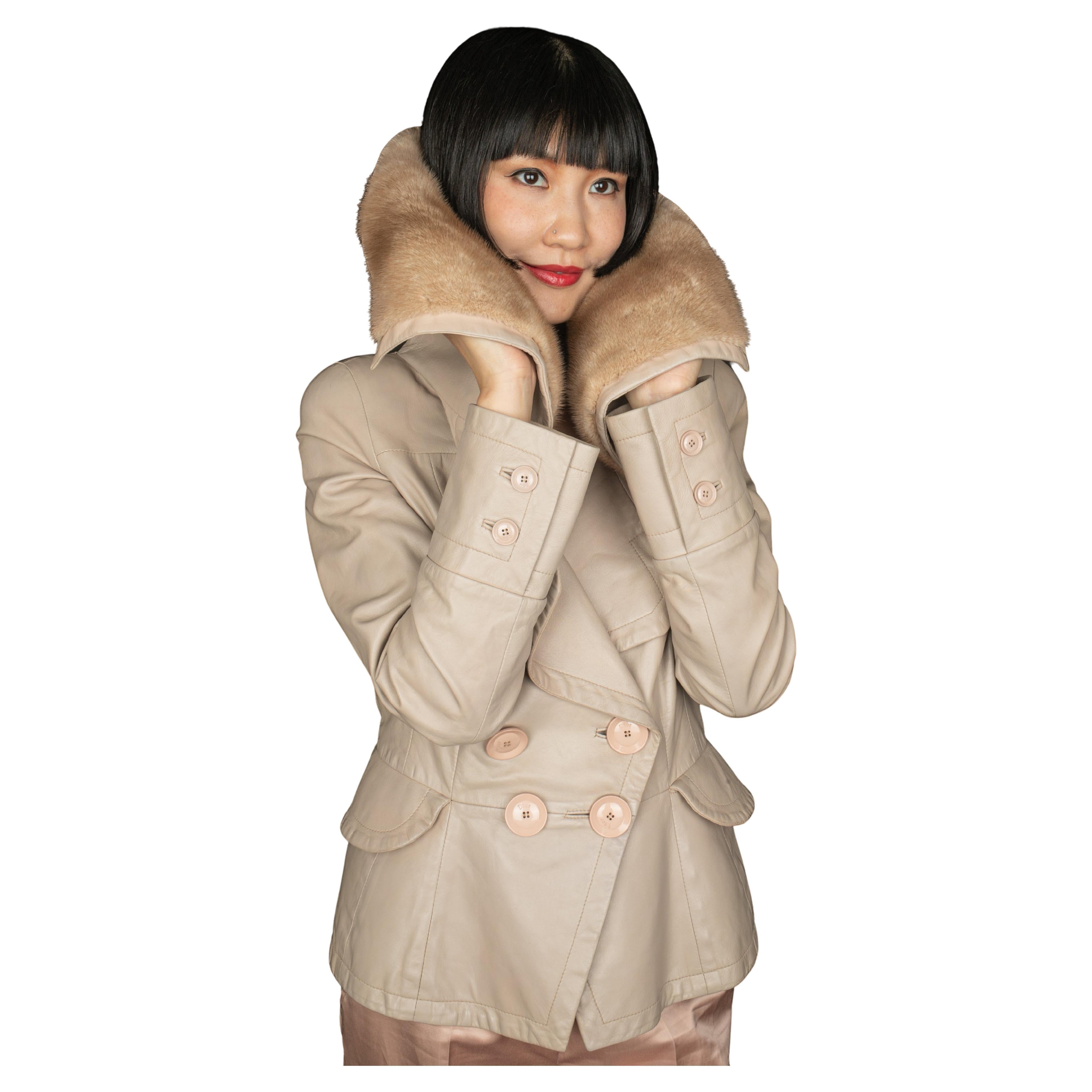 Christian Dior fur jacket winter 2005