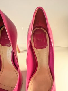 Christian Dior Fuxia Pointed Toe Pumps Size 38