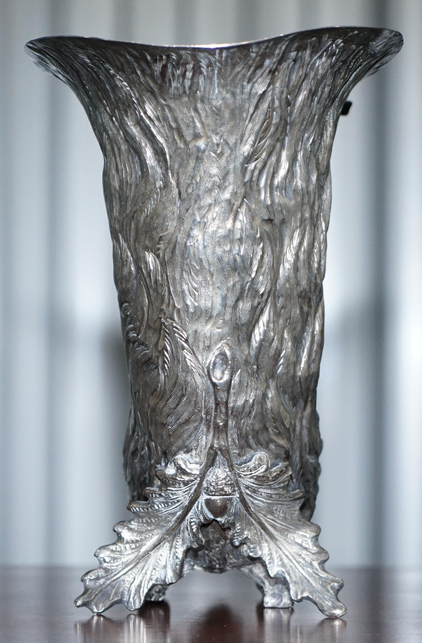 Hand-Crafted Christian Dior, Gabriella Crespi Silver Plated Rhyton Pitcher Jug & Stirrup Cups