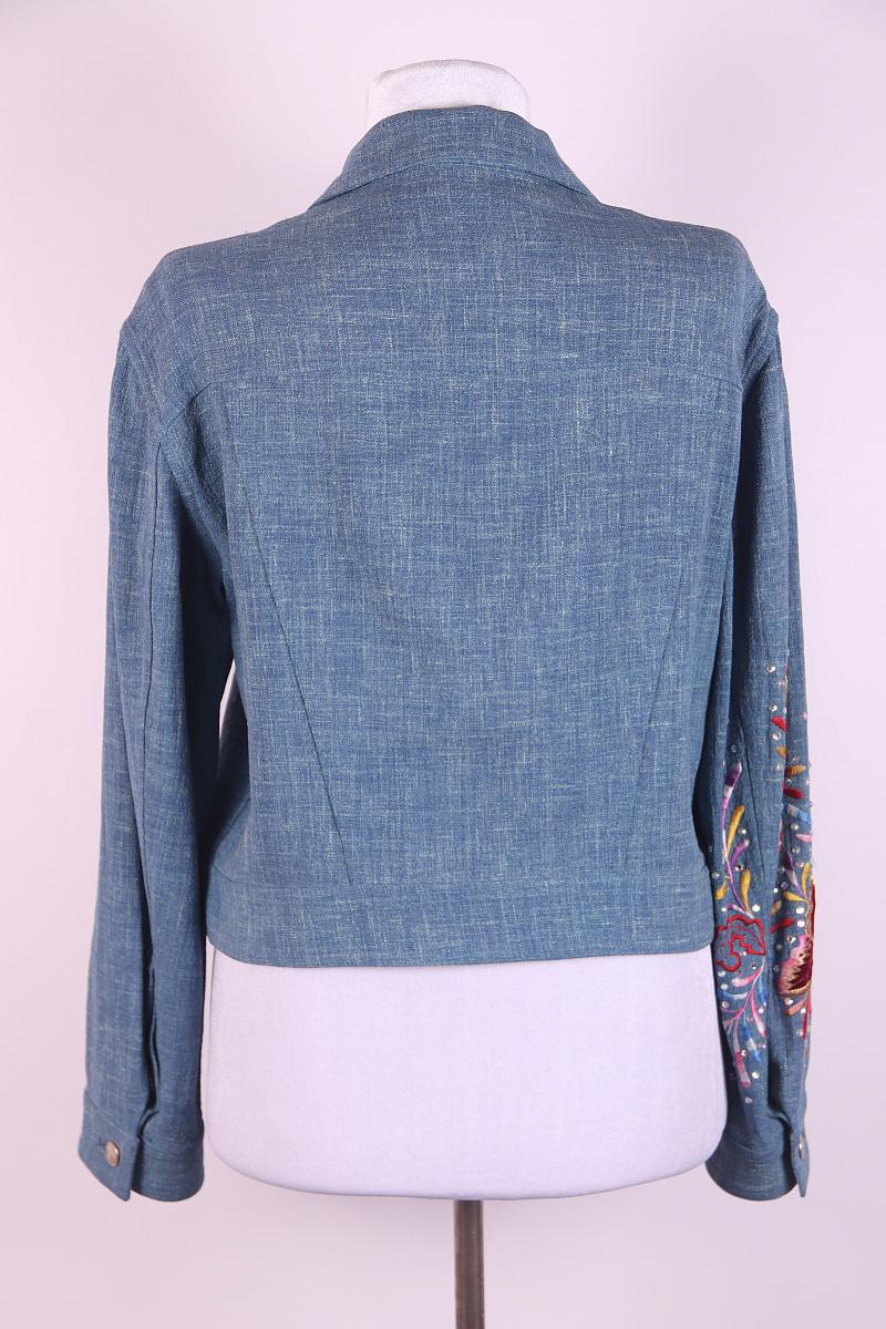Iconic 2002 Christian Dior & Galliano Embroidered Butterfly Rhinestone Jacket For Sale 1