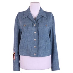 Iconic 2002 Christian Dior & Galliano Embroidered Butterfly Rhinestone Jacket