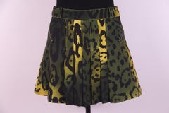 Christian Dior Galliano 2004 wool silk skirt