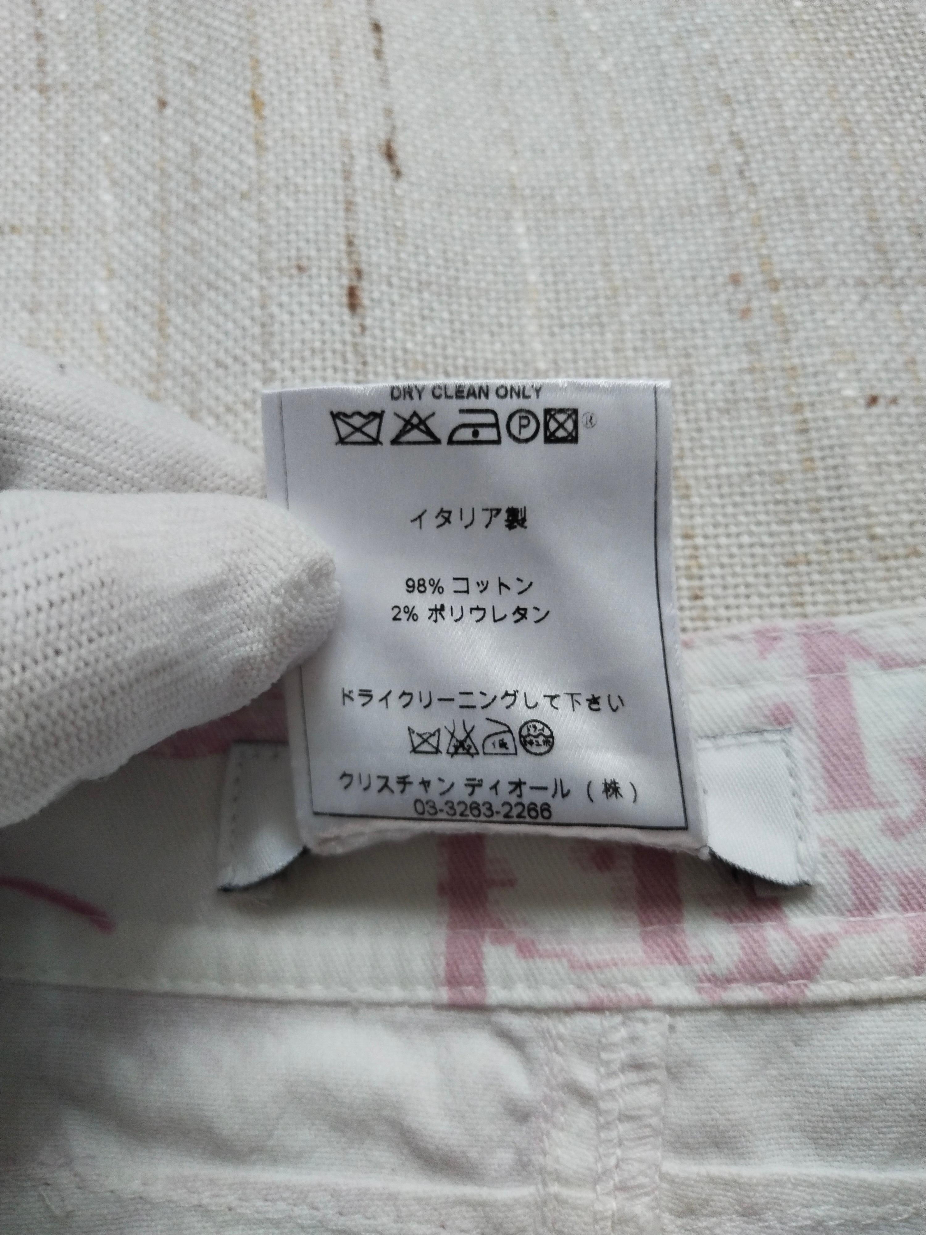 Christian Dior & Galliano 2005 Skirt Barbie pink cherry blossom diorissimo Y2K For Sale 6