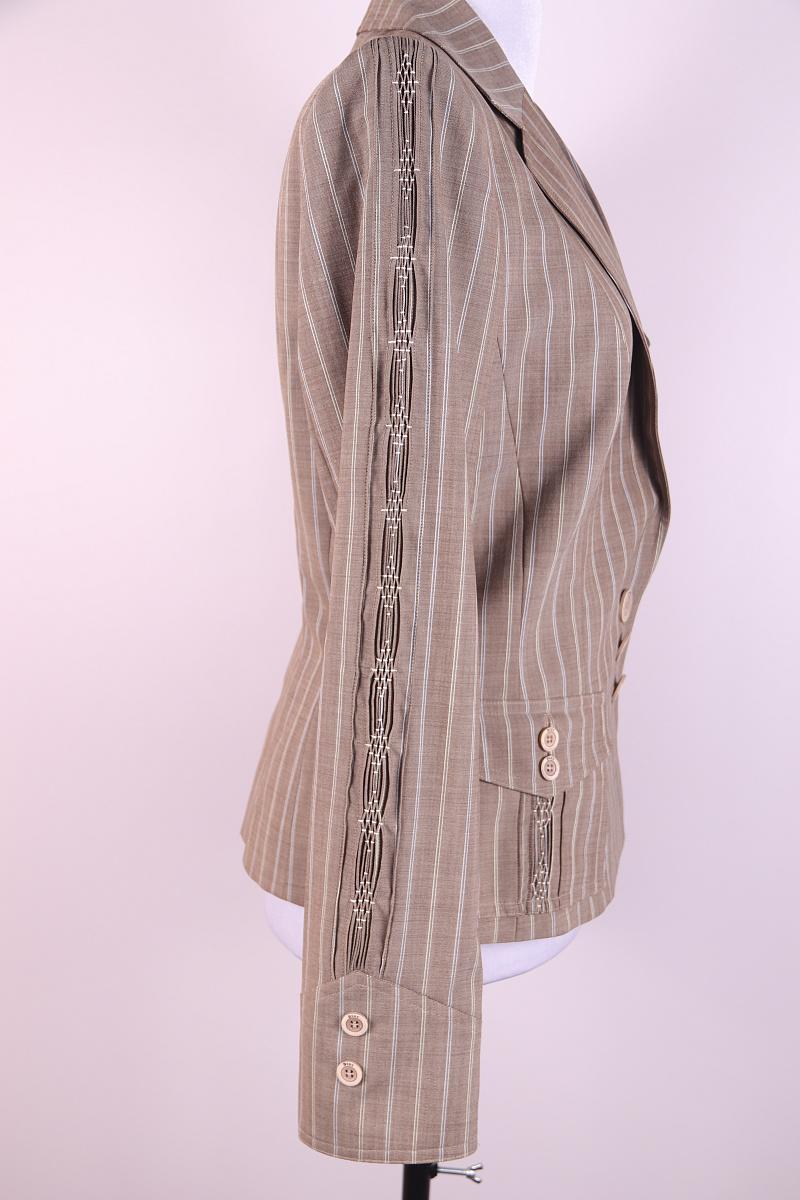 Christian Dior Galliano 2006 new wool suit For Sale 6