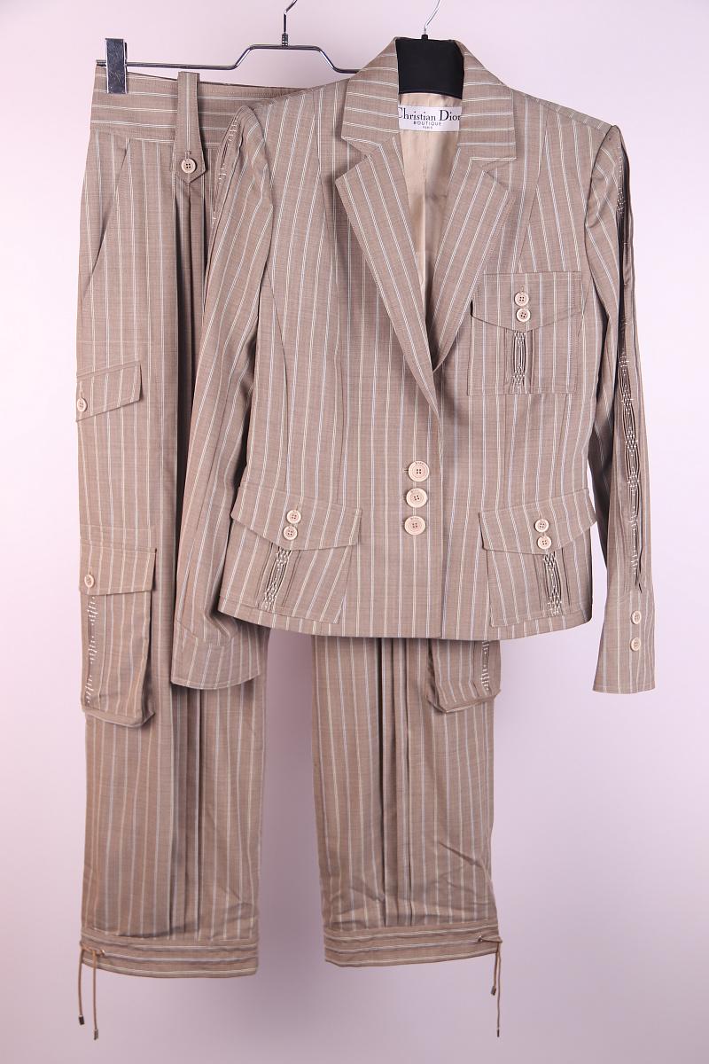 Christian Dior Galliano 2006 new wool suit For Sale 3
