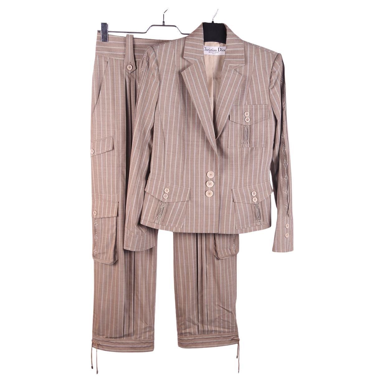 Christian Dior Galliano 2006 new wool suit