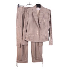 Christian Dior Galliano, tailleur en laine neuf, 2006