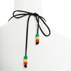 CHRISTIAN DIOR GALLIANO black halter keyhole backless dress gown FR40 US8 UK12 L