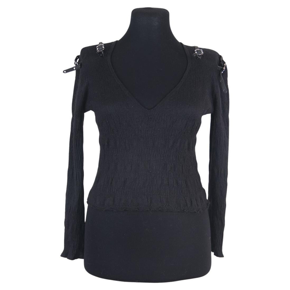 2003 Christian Dior Galliano Cashmere Silk Sweater For Sale