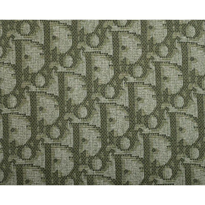 Gray Christian Dior Galliano Era Green Trotter Print Shirt