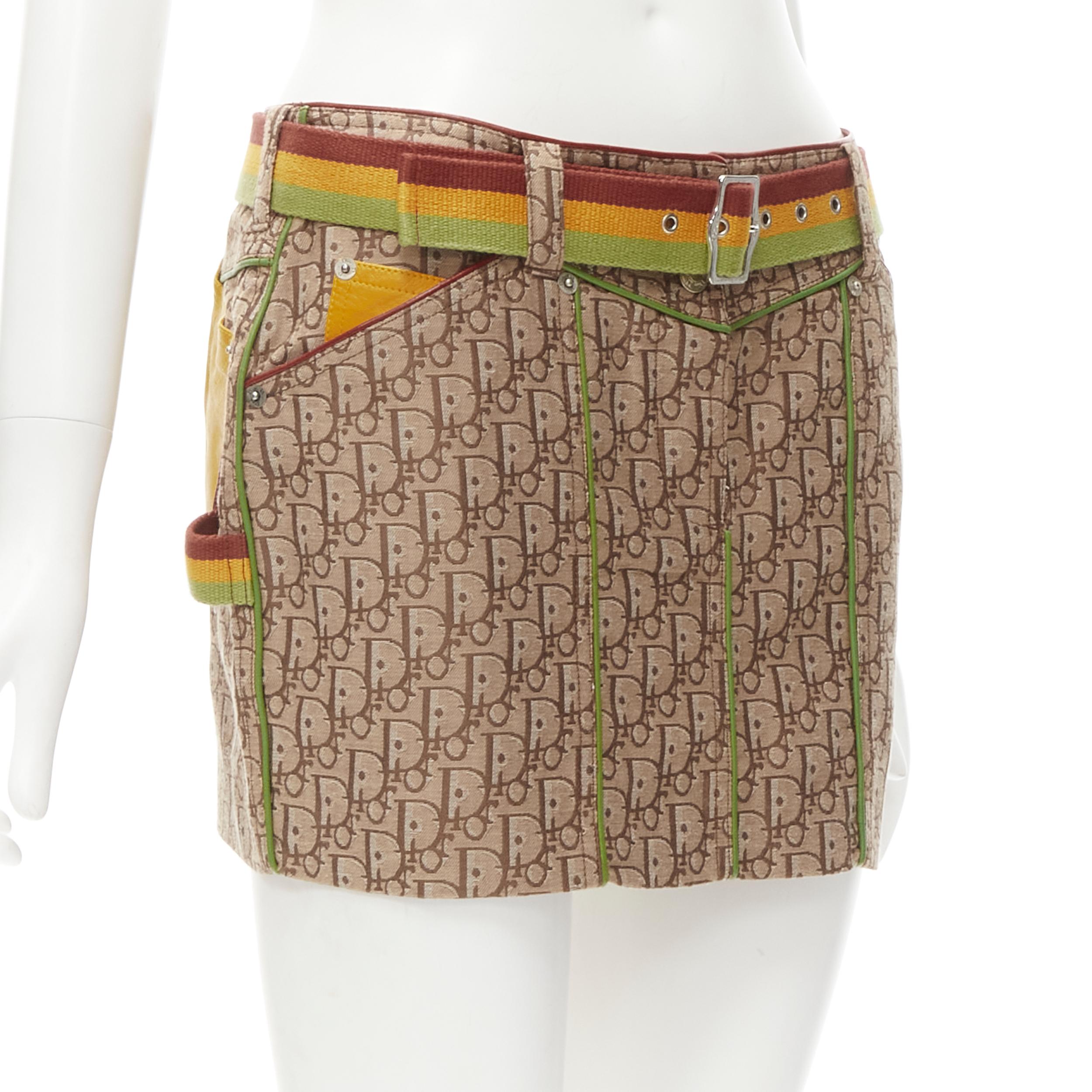 dior rasta skirt