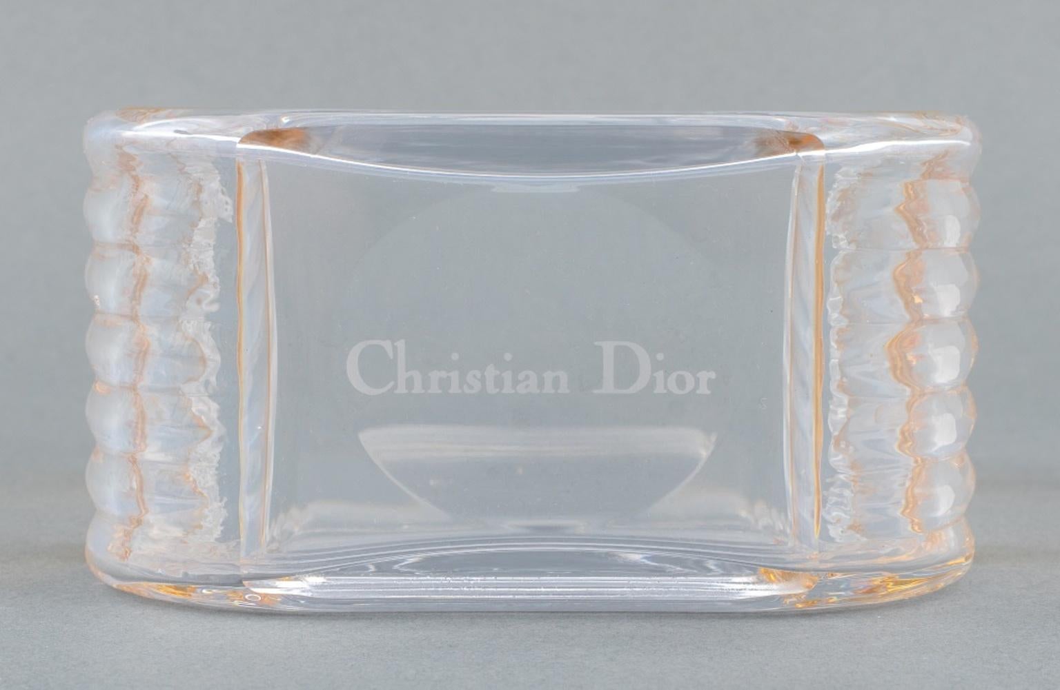 Vase en verre doré Gaudron de Christian Dior en vente 5