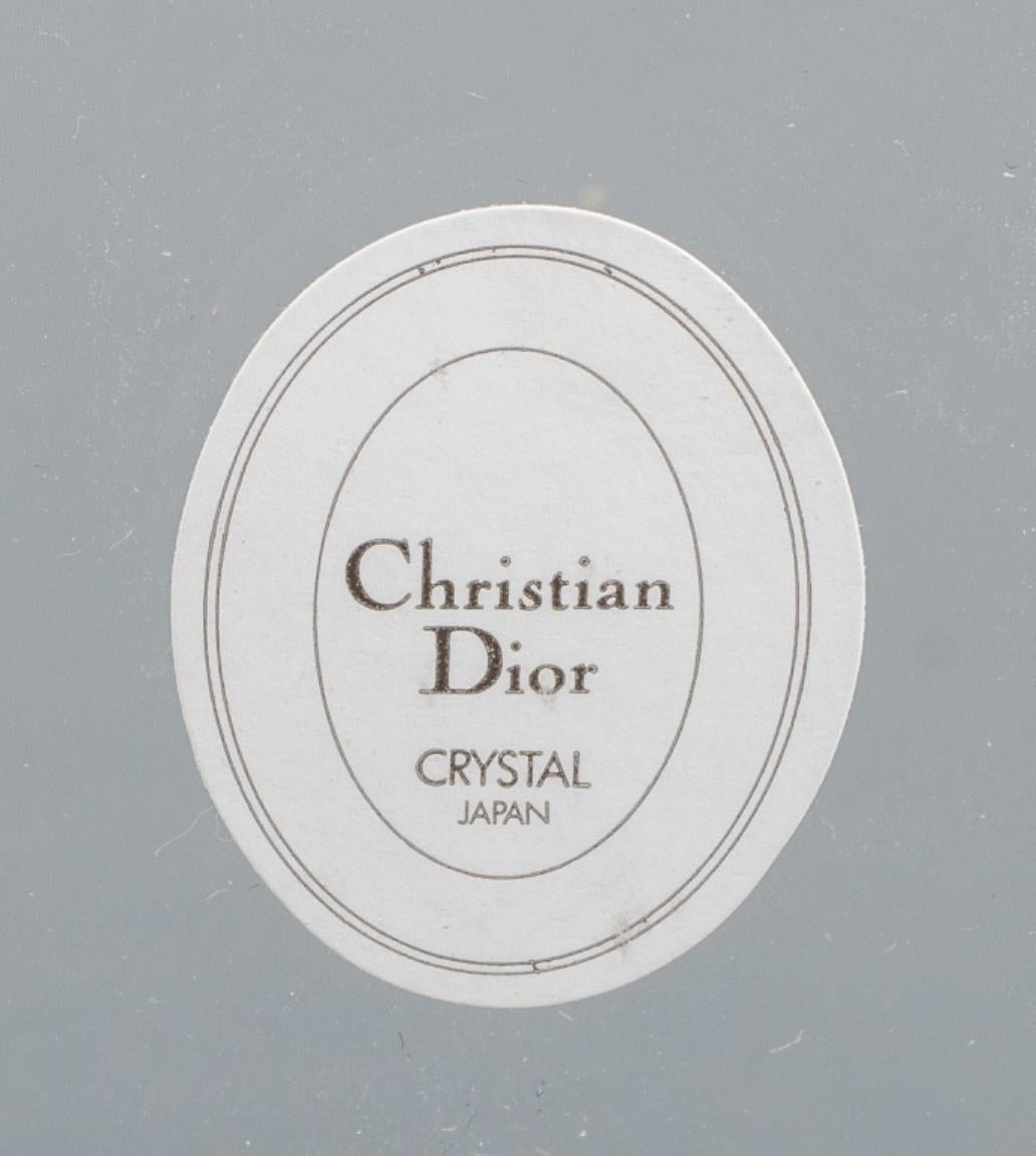 Vase en verre doré Gaudron de Christian Dior en vente 2