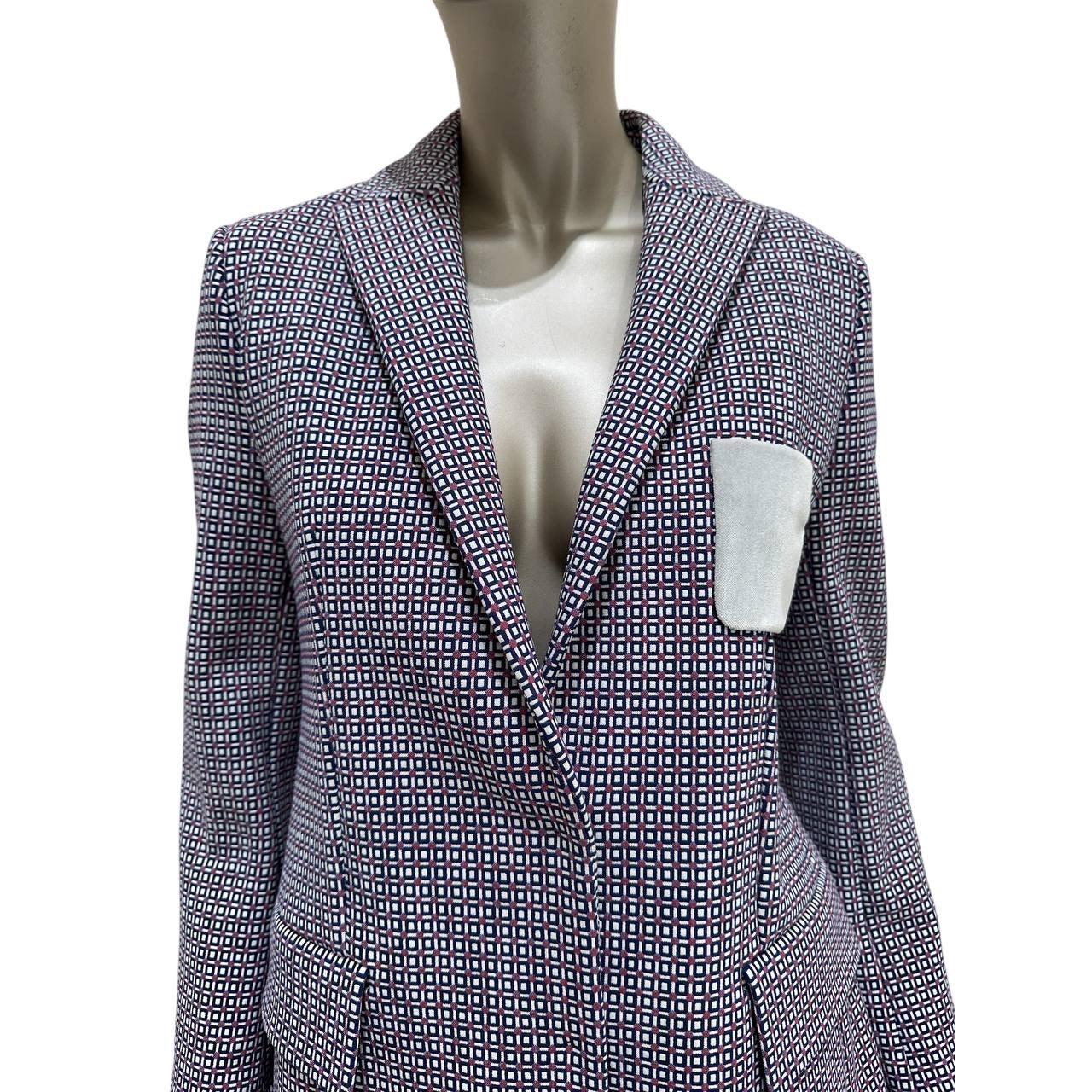 Combinaison jupe géométrique Christian Dior - Printemps 2015 - Taille 38 Excellent état - En vente à Krakow, PL