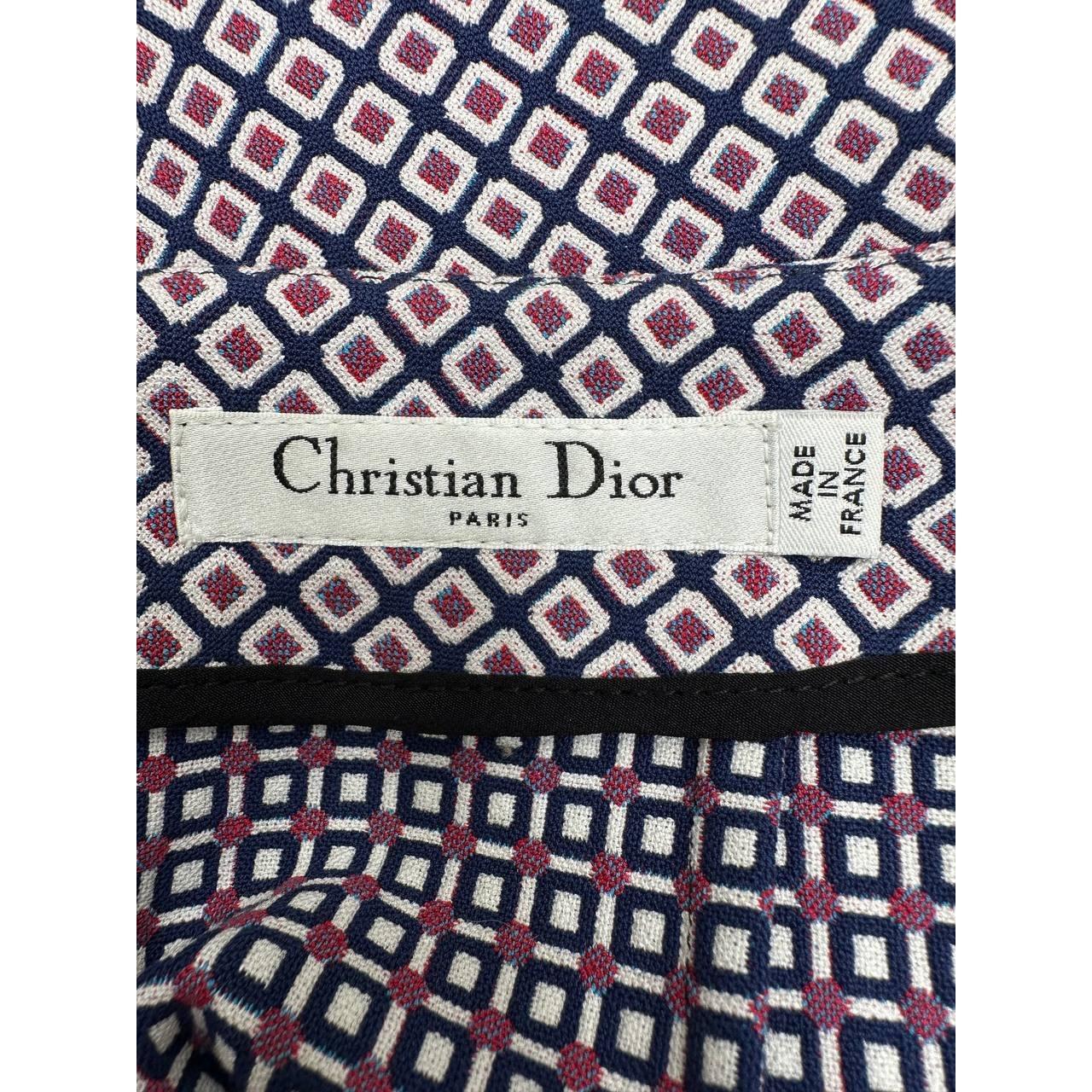 Combinaison jupe géométrique Christian Dior - Printemps 2015 - Taille 38 Pour femmes en vente