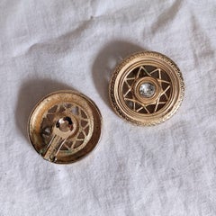 Christian Dior Germany 1970s vintage clip-on earrings