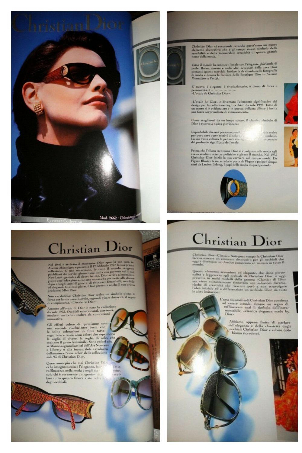 Lunettes de soleil Christian Dior & Gianfranco Ferre pied-de-poule noir et or en vente 10