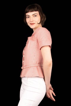 Christian Dior 'gingham' top by John Galliano Summer 2009