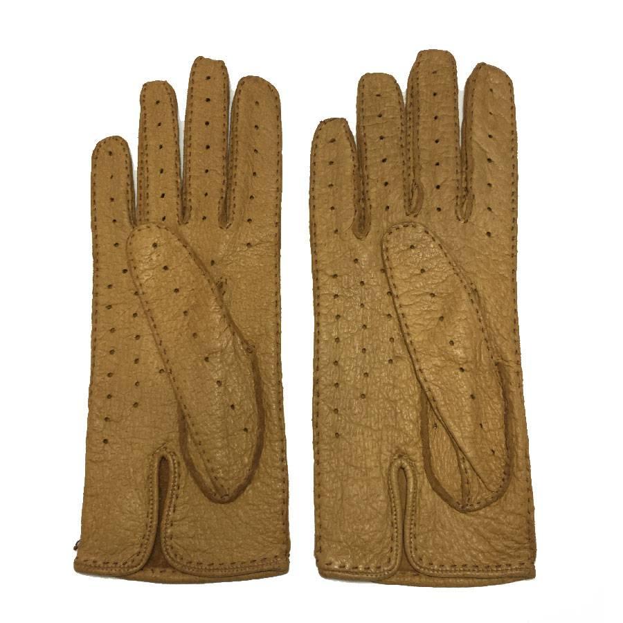 peccary leather gloves