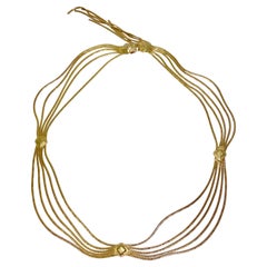 Vintage Christian Dior Gold Chain Belt