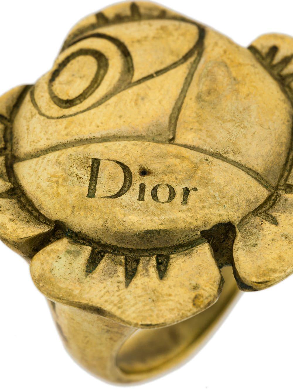 christian dior flower ring