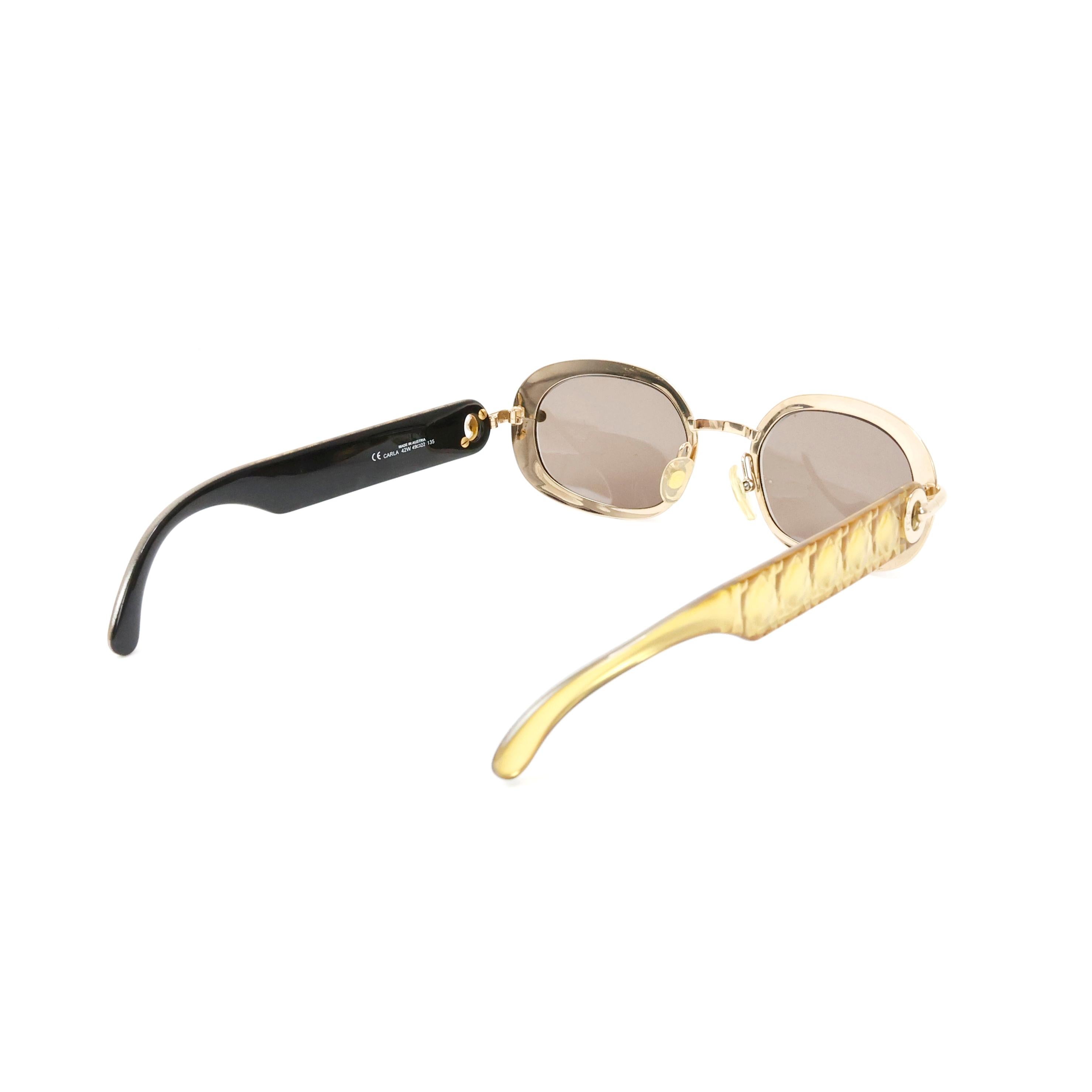 Christian Dior round metallic sunglasses color gold. 


Condition:
Really good.