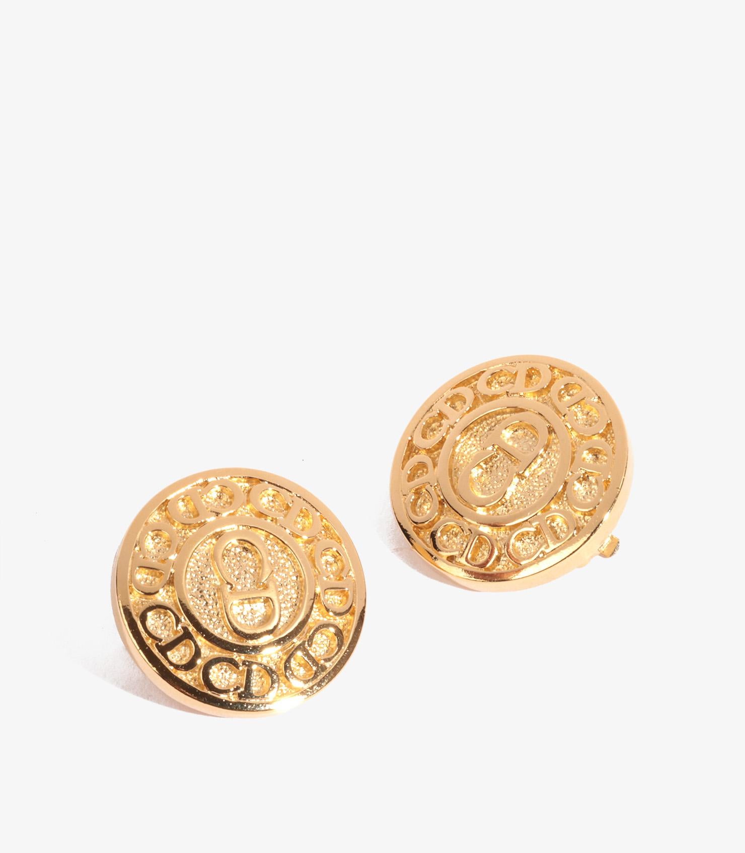 Christian Dior Gold Tone Clip Logo Button Earrings

Brand- Christian Dior
Model- Logo Button Earrings
Product Type- Earrings
Accompanied By- Dior Pouch
Material(s)- Gold Tone Metal

Earring Length- 2.3cm
Earring Width- 2.3cm
Earring Back- Clip
