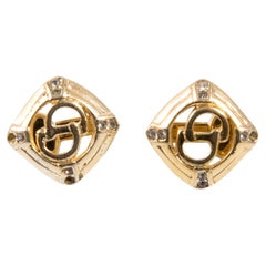 Orecchini a clip in oro di Christian Dior